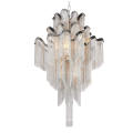 High Quality Pendant Tassels Silver Aluminum Chain Hotel Villa Pendant Chandelier